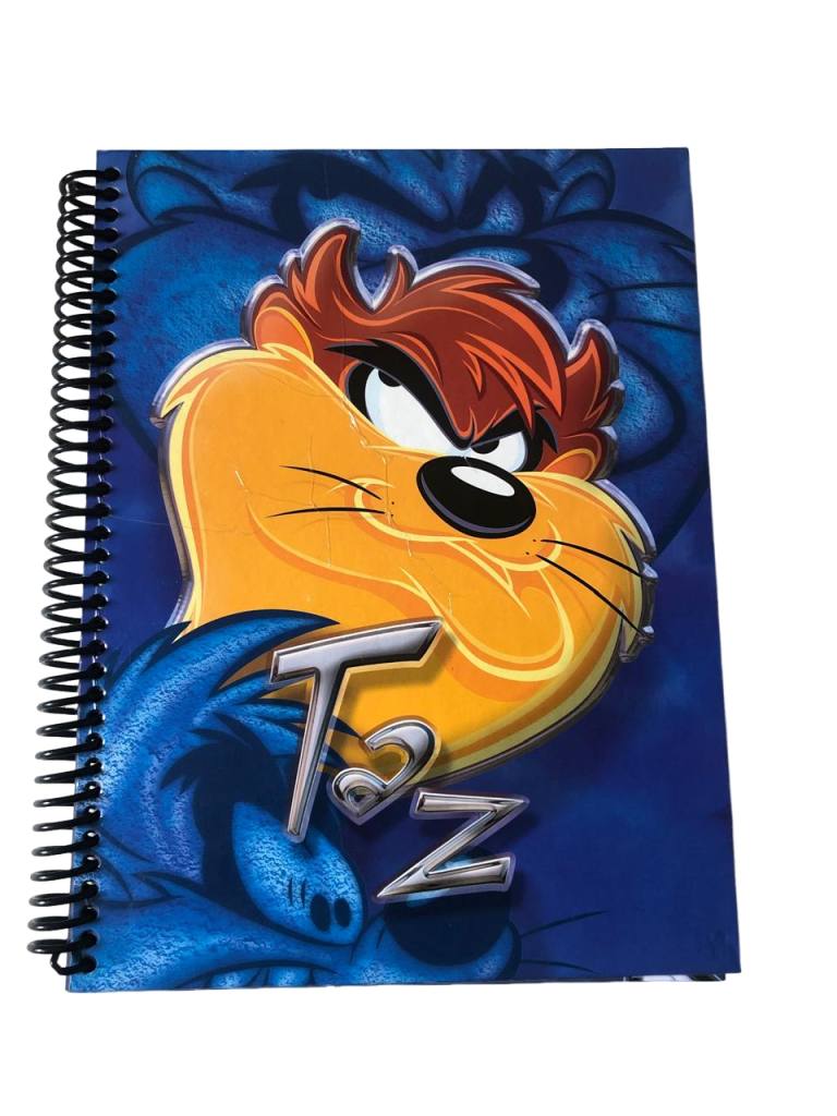 CADERNO C.D. 1X1 LONNEY TUNES AZUL